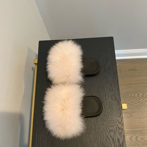 Furry little girls slides